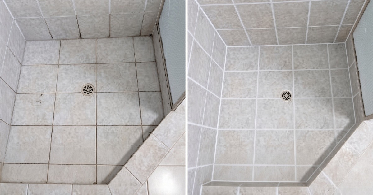 Professional tile repair for a cracked bathroom tile